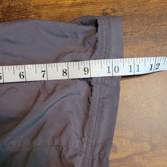 Mountain Hardware Nylon Belted Cargo Shorts M Gray Active Wear Outdoors Hiking - Picture 7 of 8